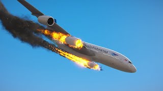 Qatar Airplane A380 Airbus Crash After a Big Collosion  GTA 5 [upl. by Yemac52]