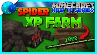 How To Make A XP SPIDER SPAWNER FARM For Cubecraft Skyblock BEDROCKJAVA [upl. by Concha]