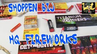 Vuurwerk Shoppen bij HQ Fireworks Hoogstraten België November 2018 [upl. by Charles]