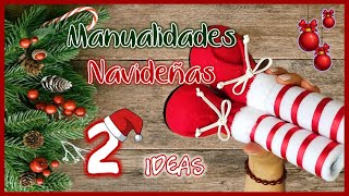 2 LINDAS MANUALIDADES PARA NAVIDAD  Manualidades navideñas para vender  Christmas crafts to sell [upl. by Aimit]