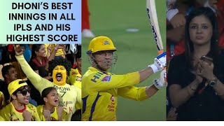 DHONIs Highest Score in IPL HD  Dhana Dhan 84 Runs  CSK VS RCB IPL MATCH [upl. by Ymac736]