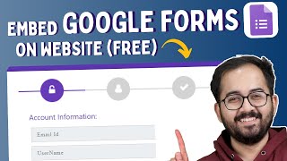 Easily Embed Google Forms on WordPress 2024 [upl. by Ozen]