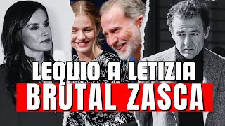 El GRAN ZASCA a Letizia Ortiz de Alessandro Lequio tras su BLANQUEAMIENTO PÚBLICO [upl. by Willow]