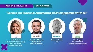 NEXT webinar Scaling for Success Automating HCP Engagement with AI [upl. by Allison]