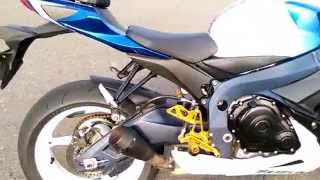 SUZUKI GSXR600 2013 L3 M4 exhaust [upl. by Pallua]