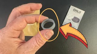 QALO Mens Basic and Flat Rubber Silicone Ring  1 Minute Review [upl. by Ahsikad]