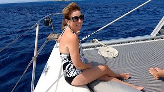 Sailing Bonaire Island with Life at 8 Knots  Private Catamaran Charters [upl. by Hajidahk]