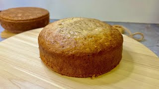 Easy Moist Banana Cake for Beginners  Eggless Banana cake Recipe [upl. by Akemat261]