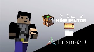 MineImator Rig V1  Prisma 3D  Mojang style rigging  Ik rig [upl. by Reace]