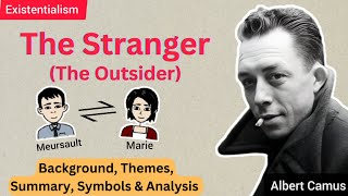 The Stranger or The Outsider by Albert Camus  Themes  Summary Explained in Urdu amp Hindi [upl. by Asylem311]