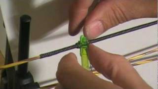 How to Tie a Nock Set on a Bowstring [upl. by Asillim]