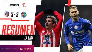 ¡EL GETA AMARGÓ AL ALETI SOBRE EL FINAL EN UN PARTIDAZO  Atl Madrid 33 Getafe  RESUMEN [upl. by Sprung]