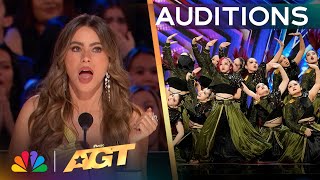 Early Release Sabrina Leaves Sofia Vergara SPEECHLESS  Auditions  AGT 2024 [upl. by Ylrac]