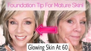 Glowing Makeup Look For Mature Skin  Tutorial [upl. by Finzer289]