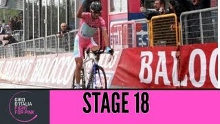 Giro dItalia 2013 Tappa  Stage 18 Official Highlights [upl. by Artenahs]