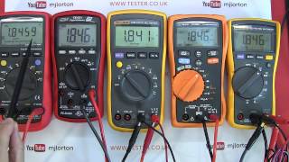 Review Mid Range  Priced Multimeter Shootout  Buyers Guide [upl. by Naxor730]