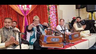 Haji Ameer Khan Brothers qawwali Group performing wedding party Luton 07956407487 07404721202 [upl. by Yltnerb]