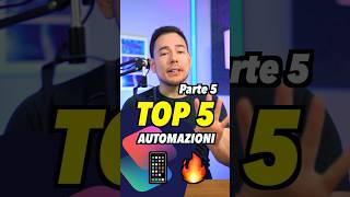 Parte 5  TOP 5 AUTOMAZIONI iPhone 📱 automazioni iphone iphonetricks iphonehacks [upl. by Beverlie176]