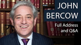 John Bercow  Full Address and QampA  Oxford Union [upl. by Van]