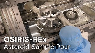 OSIRISREx Asteroid Sample Pour [upl. by Klein]