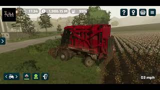 Farmer simulator 23 Part18 game harvestergames farmersimulator23 tractorfarmingsimulator [upl. by Tterrej742]