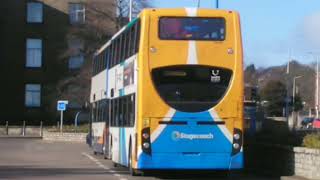 autobusy w Kirkcaldy bus station [upl. by Elylrac]