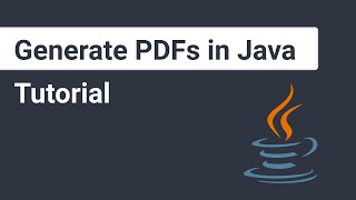 How to Generate PDFs in Java Thymeleaf instead of XSLT [upl. by Tray]