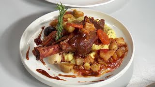 Braised Lamb Shank with Parmesan Polenta [upl. by Esila]