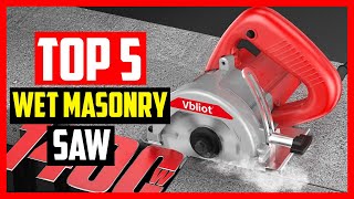 Top 5 Best Wet Masonry Saw For 2024 [upl. by Urba]