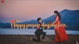 Meri Jaan Ban Chuka Hai 😍 Happy Propose Day My Love💐❤ Propose Day Status 2024 Propose Day Status [upl. by Nyladnek325]