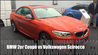 BMW 2er Coupé 2014 vs Volkswagen Scirocco 2014 [upl. by Clywd951]