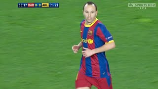 Andres iniesta vs arsenal 2011 UCL home 1080 [upl. by Conrad]