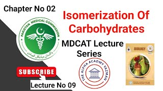 Isomerization Of Carbohydrates MDCAT In Urdu Hindi  CH02  Biological Molecules  Lecture No 09 [upl. by Elleval]