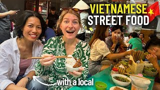 INCREDIBLE Vietnamese Street Food Must Eat Foods in Hanoi 🇻🇳 [upl. by Yracaz]