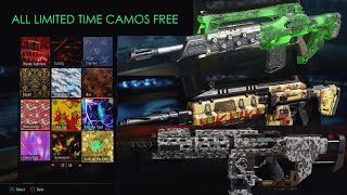 Black Ops 3 How To Get Every LTM Camo for Free Online 2023 PS4CUSA02624 ONLY [upl. by Immat]