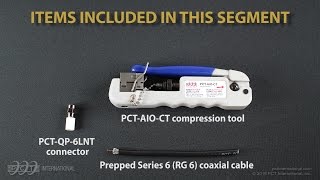 PCT Tutorial PCTQP6LNT and PCTAIOCT Connector Prep and Installation [upl. by Anoiek861]