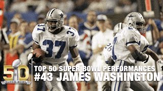 43 James Washington Super Bowl XXVIII Highlights  Top 50 Super Bowl Performances [upl. by Eanad]