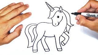 How to draw a Unicorn Step by Step  Unicorn Drawing Lesson [upl. by Ahsinahs]