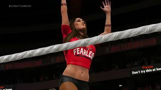 WWE2K17  RAW SMACKDOWN WOMEN TAG TEAM CHAMPIONSHIP  BELLA TWIN [upl. by Claire]