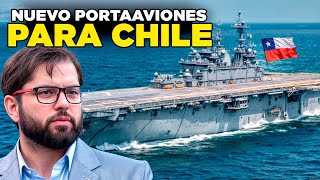 EL NUEVO PORTAAVIONES CHILENO AHORA REVOLUCIONA LA INDUSTRIA NAVAL [upl. by Singhal163]