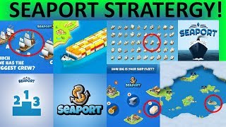 SEAPORT GAME BEST TIPS TRICKS AND STRATEGY FOR PROGRESSING QUICKLY PIXEL FEDERATION APP [upl. by Nyvlem]