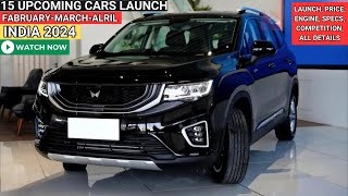 15 UPCOMING CARS LAUNCH IN NEXT 3 MONTH INDIA 2024  PRICE LAUNCH DATE REVIEW  NEW CARS [upl. by Acirtap157]