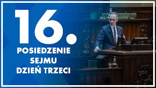 16 posiedzenie Sejmu  dzień trzeci 25 lipca 2024 r [upl. by Mcleod]