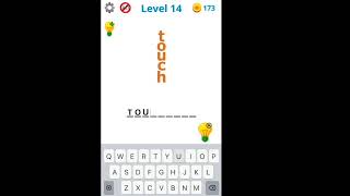 Dingbats Level 14 touch Answers and Solutions [upl. by Luz]