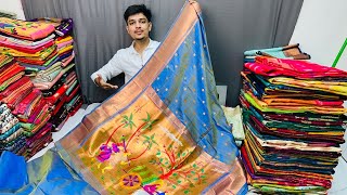 Normal weaving mistake saree live shubham paithani  yeola [upl. by Agnot]