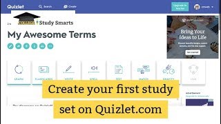 Create your first study set on Quizletcom [upl. by Row]