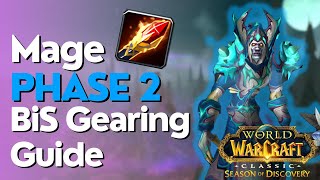 SoD Phase 2 Mage BiS Gearing Guide  DPS amp Healing [upl. by Aneeuqahs]