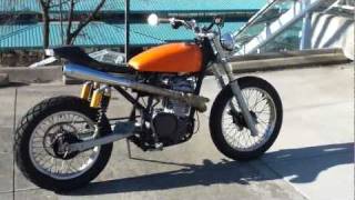 1984 Honda XR500 custom build  walk around and revs [upl. by Oratnek334]