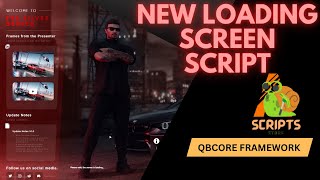 QBCore New Loading Screen Script For FiveM Game Servers [upl. by Kcirdahc145]