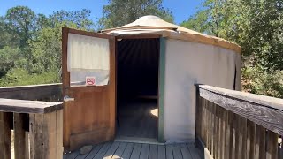 Napa Valley State Park YURT Glamping [upl. by Corel]